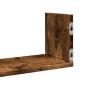 Preview: Wandregale 3 Stk. Räuchereiche 58x18x18 cm Holzwerkstoff