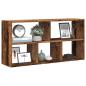 Preview: ARDEBO.de - Wandregal Altholz-Optik 100x25x50 cm Holzwerkstoff