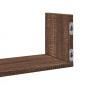Preview: Wandregale 3 Stk. Eichen-Optik 58x18x18 cm Holzwerkstoff