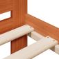 Preview: Massivholzbett ohne Matratze Wachsbraun 180x200 Kiefernholz