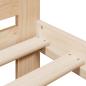 Preview: Massivholzbett ohne Matratze 120x190 cm Kiefernholz