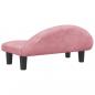 Preview: Hundebett Rosa 70x52x30 cm Samt