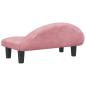 Preview: Hundebett Rosa 70x52x30 cm Samt