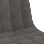 Preview: Barhocker Dunkelgrau Samt
