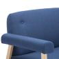 Preview: 2-Sitzer-Sofa Stoff Blau