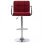 Preview: Barhocker 2 Stk. Weinrot Stoff