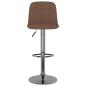 Preview: Barhocker 2 Stk. Braun Stoff