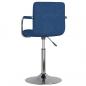 Preview: Barhocker Blau Stoff
