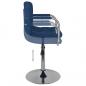 Preview: Barhocker Blau Stoff