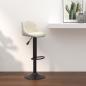 Preview: ARDEBO.de - Barhocker Creme Samt