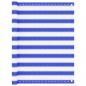 Preview: ARDEBO.de - Balkon-Sichtschutz Blau und Weiß 120x400 cm HDPE