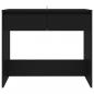 Preview: Konsolentisch Schwarz 89x41x76,5 cm Holzwerkstoff