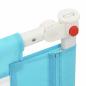 Preview: Kleinkind-Bettschutzgitter Blau 120x25 cm Stoff