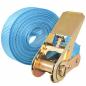 Preview: Ratschen-Spanngurte 4 Stk. 0,8 Tonnen 6m×25mm Blau