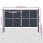 Preview: Gartentor Stahl 300×200 cm Anthrazit