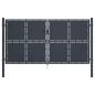 Preview: Gartentor Stahl 300×200 cm Anthrazit