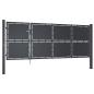 Preview: Gartentor Stahl 350 x 125 cm Anthrazit