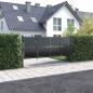 Preview: Gartentor Stahl 350 x 125 cm Anthrazit