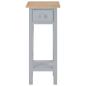 Preview: Beistelltisch Grau 27 x 27 x 65,5 cm Holz
