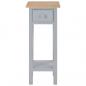 Preview: Beistelltisch Grau 27 x 27 x 65,5 cm Holz