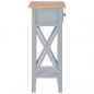 Preview: Beistelltisch Grau 27 x 27 x 65,5 cm Holz