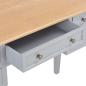 Preview: Schreibtisch Grau 109,5 x 45 x 77,5 cm Holz