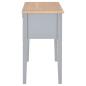 Preview: Schreibtisch Grau 109,5 x 45 x 77,5 cm Holz