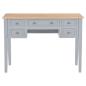 Preview: Schreibtisch Grau 109,5 x 45 x 77,5 cm Holz