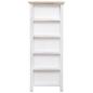 Preview: Beistellschrank 35x25x87 cm Massivholz Paulownia