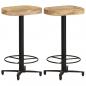 Preview: ARDEBO.de - Barhocker 2 Stk. 66 cm Mango Massivholz