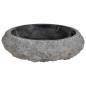Preview: Waschbecken 40x12 cm Marmor Schwarz