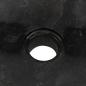 Preview: Waschbecken 40x12 cm Marmor Schwarz
