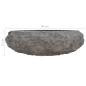 Preview: Waschbecken 40x12 cm Marmor Schwarz