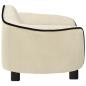 Preview: Hundesofa Creme 67x47x36 cm Plüsch