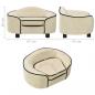 Preview: Hundesofa Creme 67x47x36 cm Plüsch
