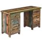 Preview: Schreibtisch Altholz Massiv 140x50x77 cm