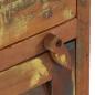 Preview: Schreibtisch Altholz Massiv 140x50x77 cm