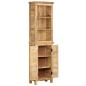 Preview: Bücherregal 50x30x180 cm Massivholz Mango