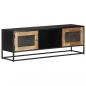 Preview: TV-Schrank 120x30x40 cm Raues Mangoholz