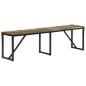 Preview: Sitzbank 160x35x46 cm Altholz Massiv
