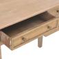Preview: Schreibtisch Braun 109,5 x 45 x 77,5 cm Holz