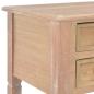 Preview: Schreibtisch Braun 109,5 x 45 x 77,5 cm Holz
