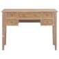 Preview: Schreibtisch Braun 109,5 x 45 x 77,5 cm Holz