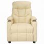 Preview: Massagesessel Creme Stoff