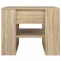 Preview: ARDEBO.de - Couchtisch Sonoma-Eiche 55,5x55x45 cm Holzwerkstoff