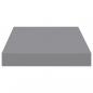 Preview: Schweberegal Grau 23x23,5x3,8 cm MDF