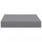 Preview: Schweberegal Grau 23x23,5x3,8 cm MDF
