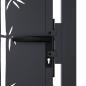 Preview: Gartentor Anthrazit 105x80 cm Stahl Bambus-Design