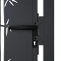Preview: Gartentor Anthrazit 105x80 cm Stahl Bambus-Design