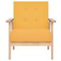 Preview: Sofagarnitur 2-tlg. Stoff Gelb